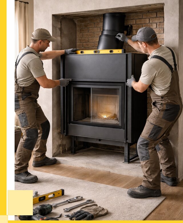 Установка каминных топок в Барнауле под ключ от 18209 р. | ЭриданБрн