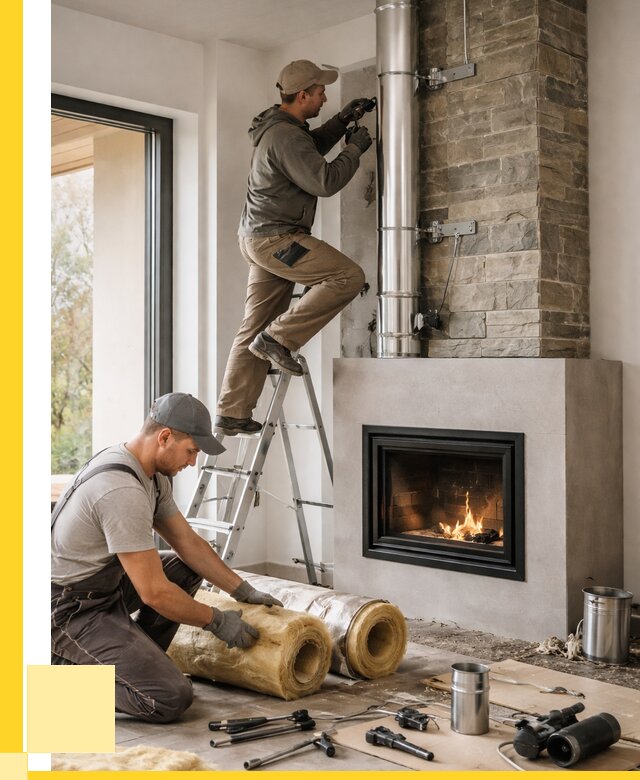 Монтаж дымоходов для каминов в Барнауле от 15174 р. ЭриданБрн