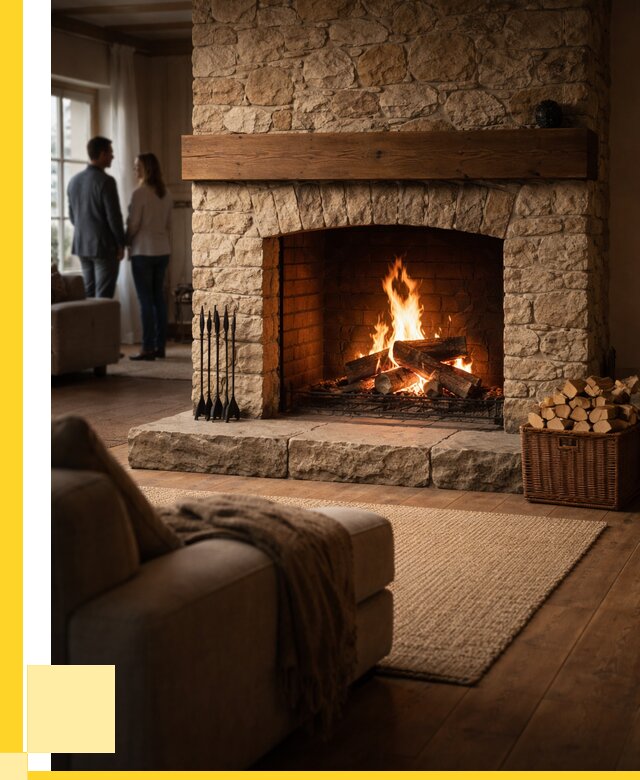 Открытые камины под ключ в Барнауле от 151740 р. ЭриданБрн