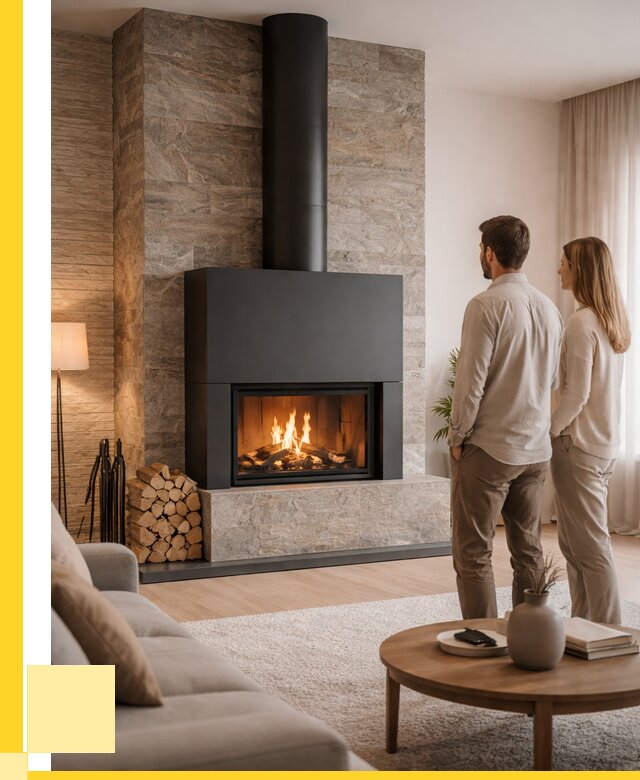 Закрытые камины под ключ в Барнауле от 121392 р., ЭриданБрн