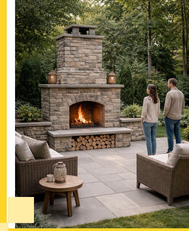 Уличные камины из кирпича в Барнауле от 151740 р. | ЭриданБрн