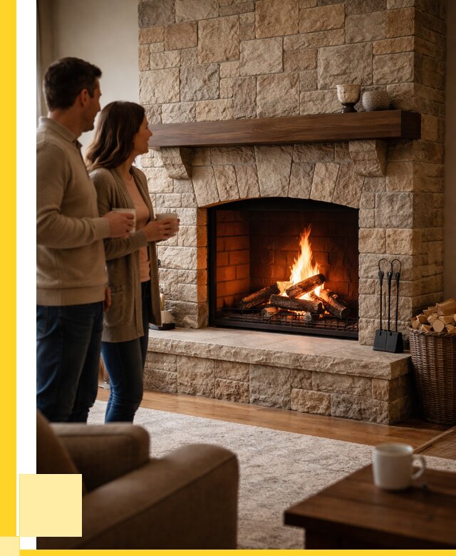 Каменные камины на заказ в Барнауле от 182088 р. | ЭриданБрн