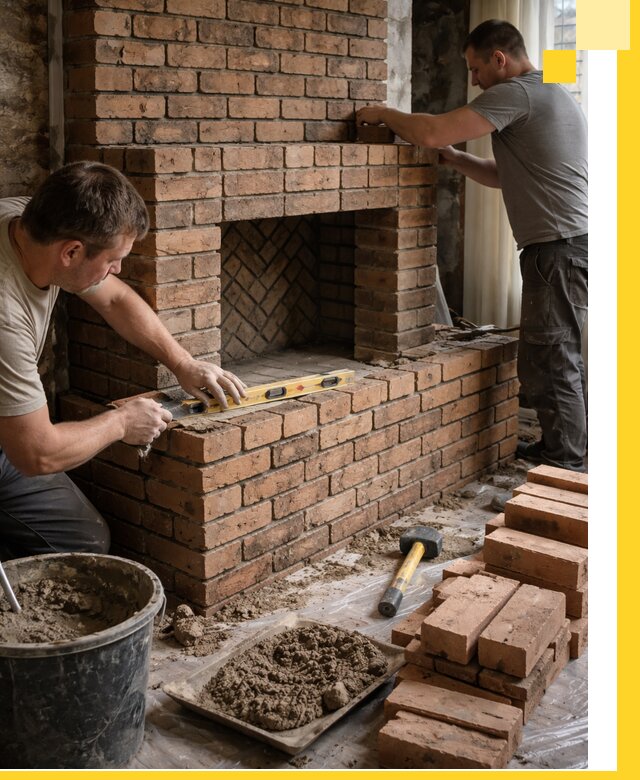 Изготовление и установка кирпичных каминов в Барнауле