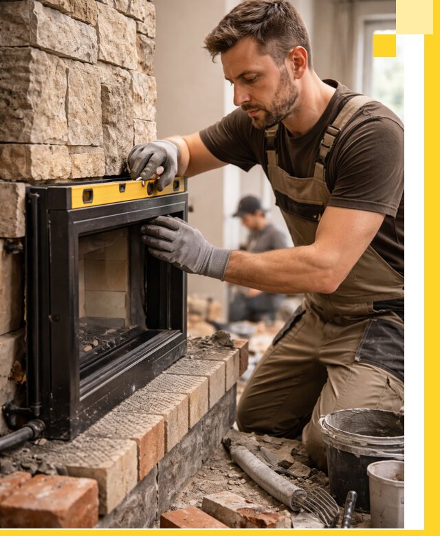 Дровяные камины под ключ в Барнауле: монтаж, обустройство