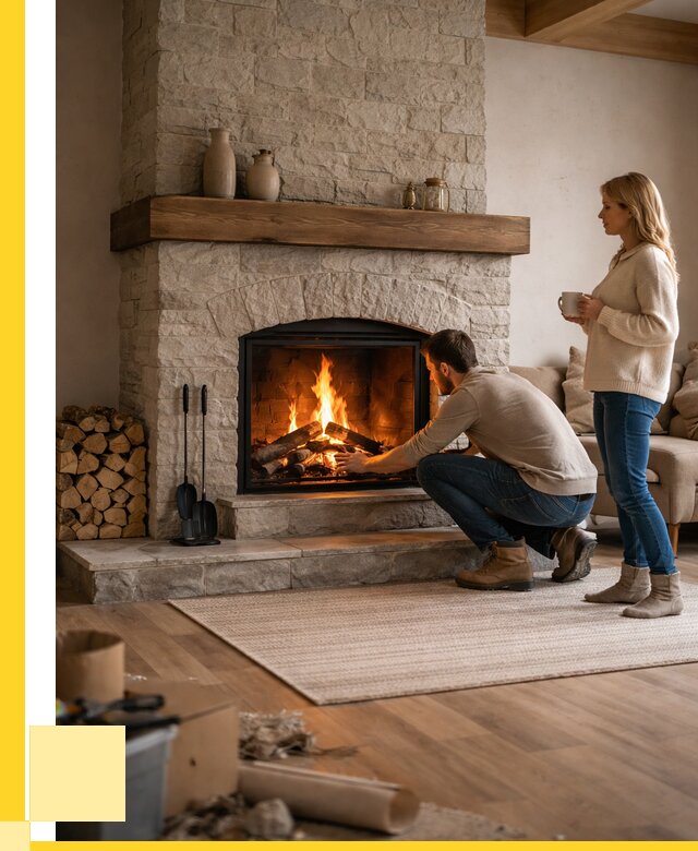 Камины для загородного дома в Барнауле от 354060 р., ЭриданБрн