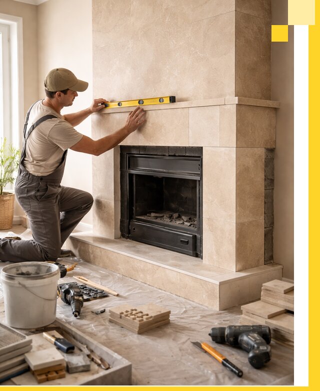 Установка и монтаж каминов в частном доме под ключ в Барнауле