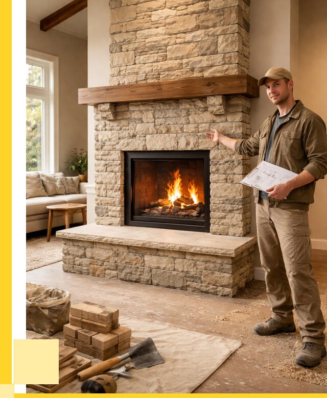 Камины под ключ в Барнауле от 182088 р. | ЭриданБрн — установка