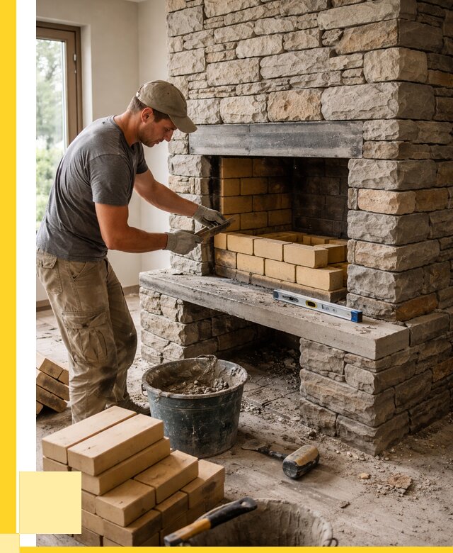 Кладка каминов и камина в Барнауле от 25290 р. ЭриданБрн