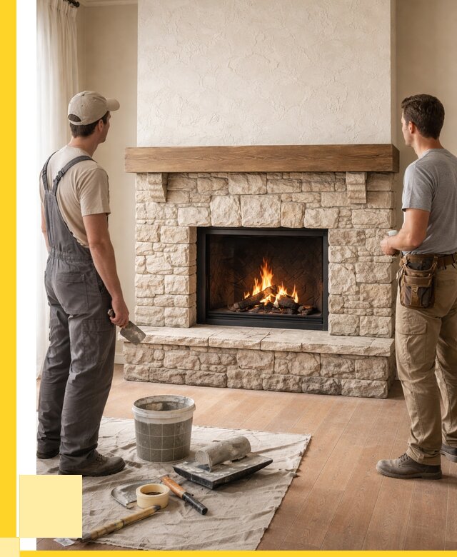 Отделка каминов в Барнауле от 6575 р. под ключ | ЭриданБрн