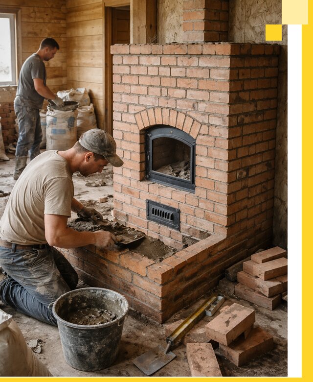 Профессиональное строительство печей в Барнауле под ключ