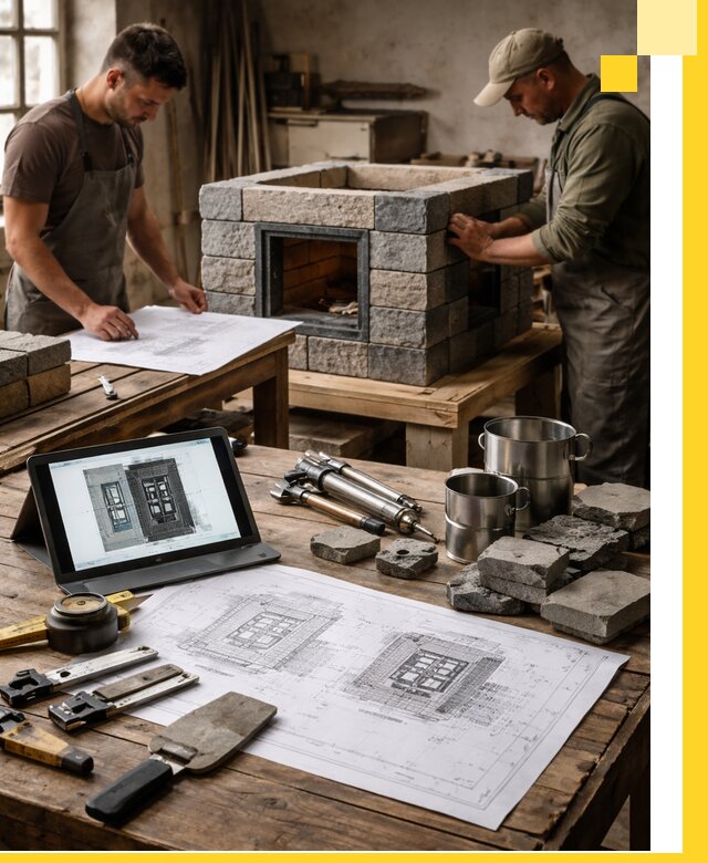 Разработка проектов печей с согласованием и монтажом в Барнауле