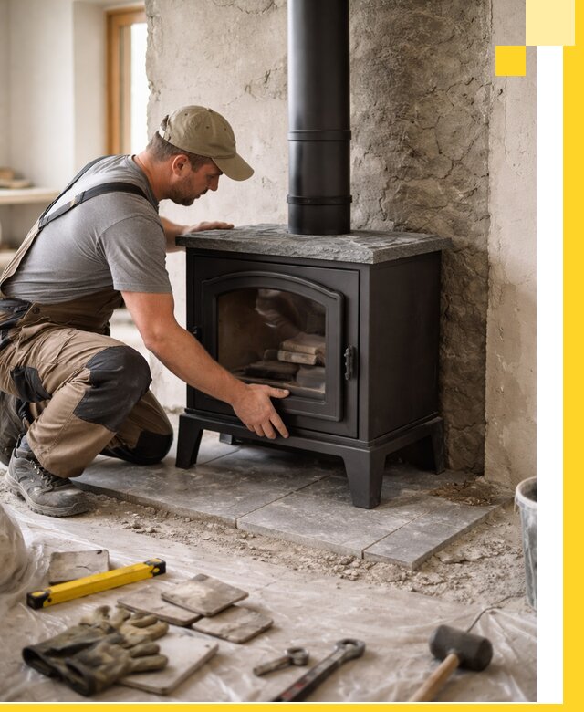 Профессиональный монтаж печей и каминов в Барнауле под ключ