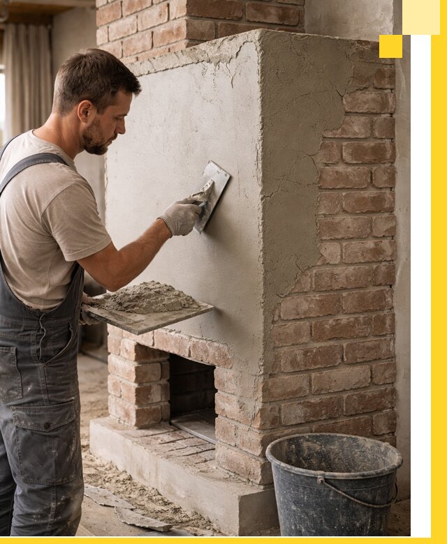 Отделка печей и облицовка каминов в Барнауле под ключ