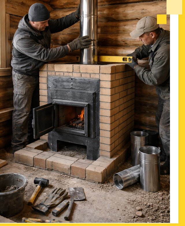 Проектирование, изготовление и установка банных печей в Барнауле