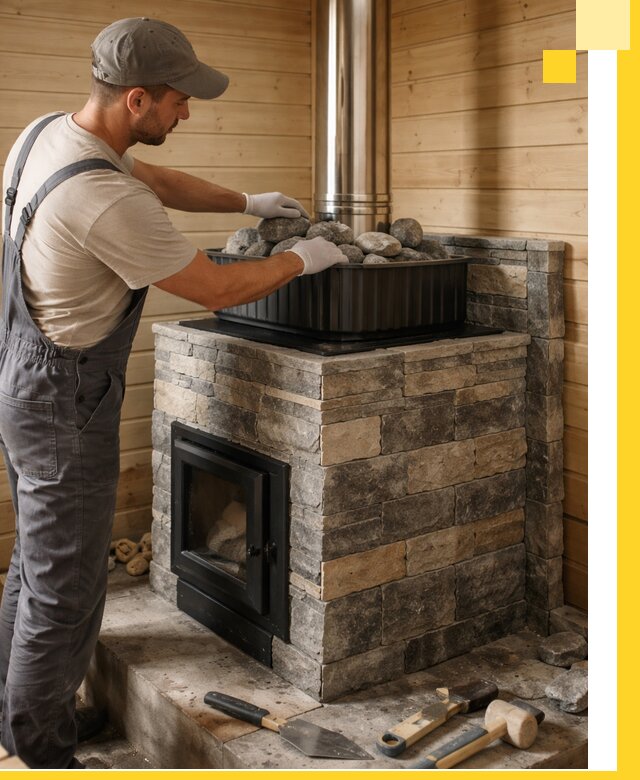 Печи для парной в Барнауле, производство, монтаж и обслуживание