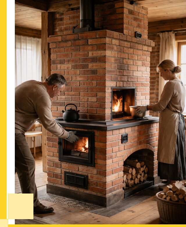 Печи для загородного дома под ключ в Барнауле от 80928 р. | ЭриданБрн