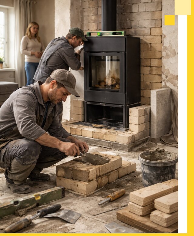 Печи и камины под ключ: проект, установка в Барнауле