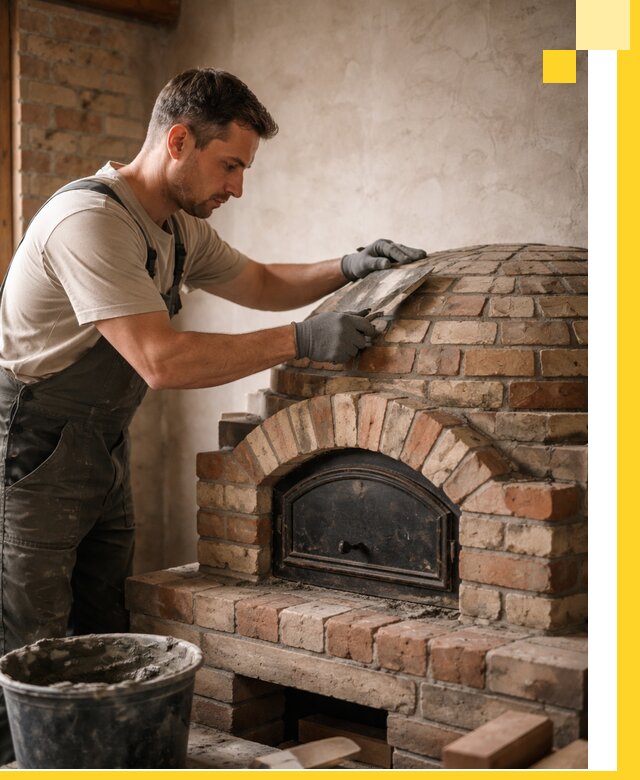 Изготовление и монтаж помпейских печей на заказ в Барнауле