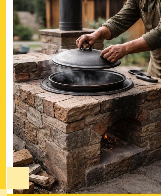 Печи для казана в Барнауле по цене от 18209 р. | ЭриданБрн