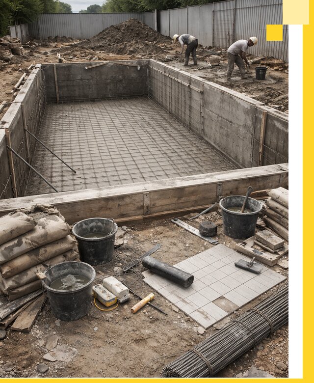 Строительство бассейнов под ключ в Барнауле, дизайн и монтаж