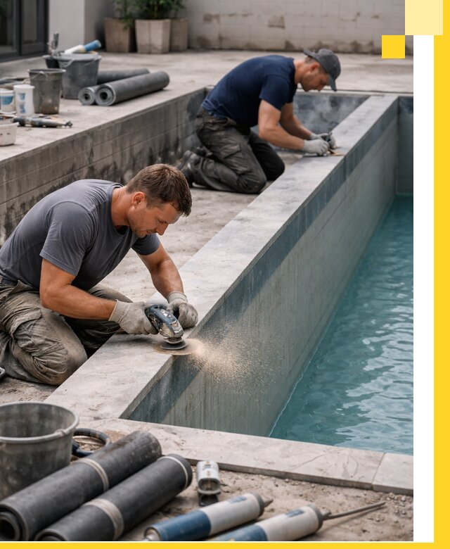 Профессиональный ремонт бассейнов под ключ в Барнауле