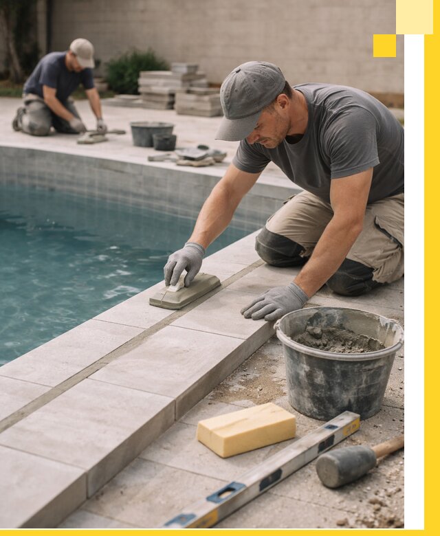 Отделка бассейнов в Барнауле: декоративная отделка и гидроизоляция