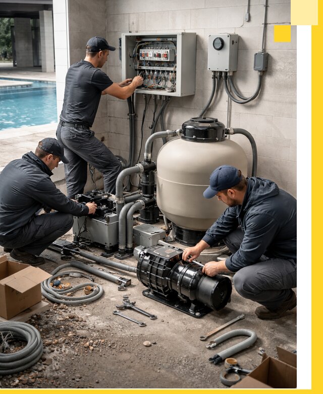 Профессиональный монтаж оборудования для бассейнов в Барнауле