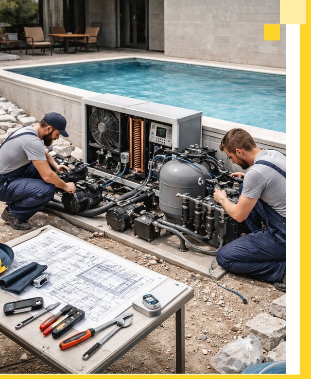 Проектирование и монтаж бассейнов с подогревом в Барнауле