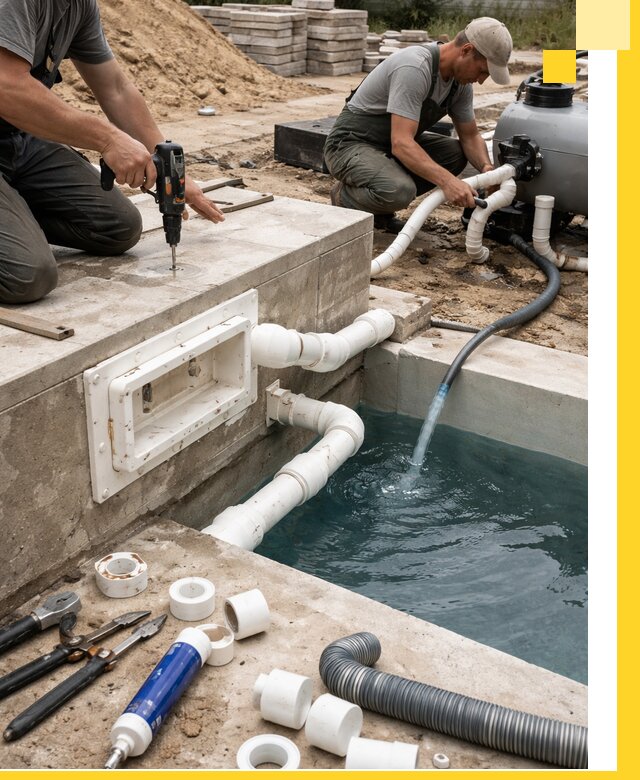 Строительство скиммерных бассейнов под ключ в Барнауле