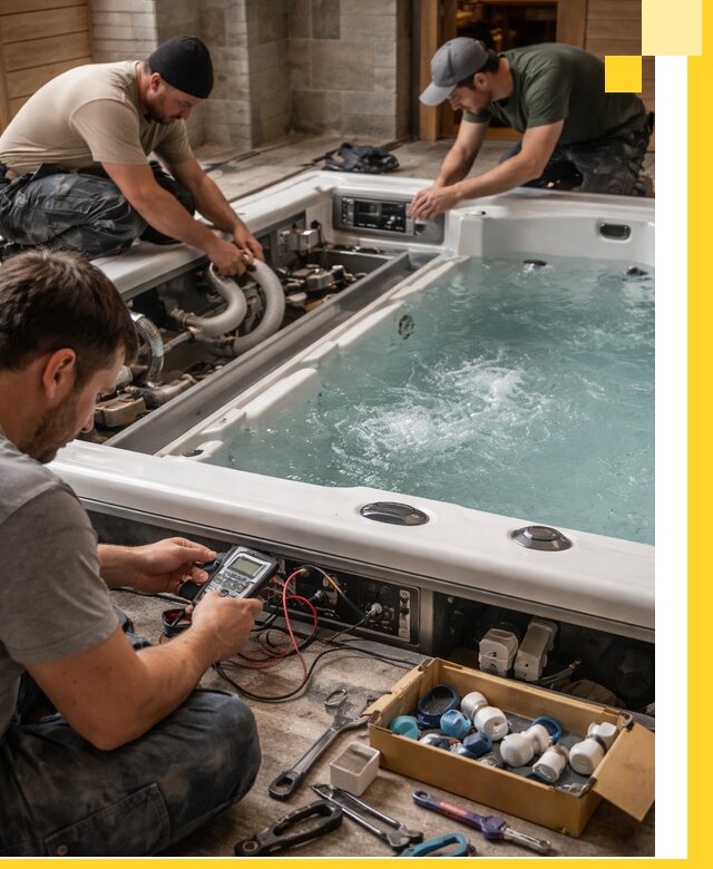 Гидромассажные бассейны под ключ в Барнауле, дизайн и монтаж