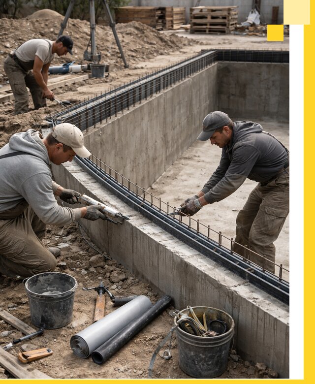 Качественный монтаж чаши бассейна в Барнауле под ключ с гарантией