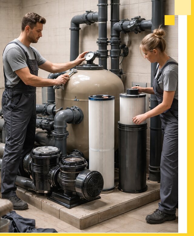 Фильтры и системы фильтрации для бассейнов в Барнауле