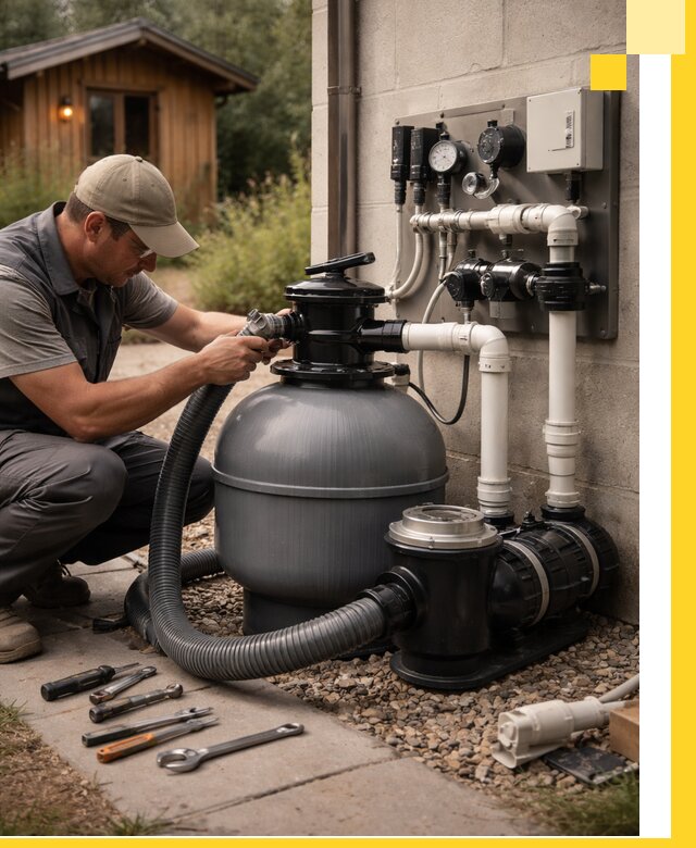 Продажа и монтаж фильтров и насосов для бассейнов в Барнауле