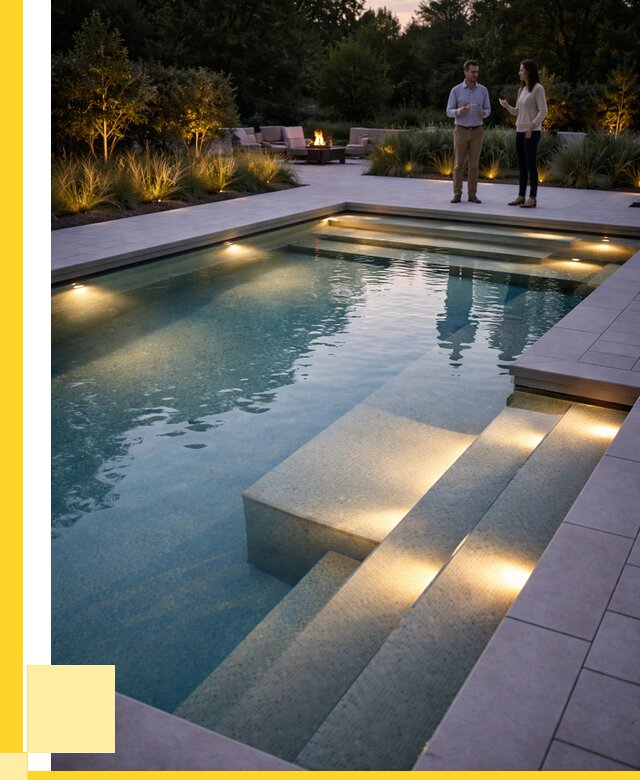 Освещение бассейнов в Барнауле под ключ от 25290 р. | ЭриданБрн