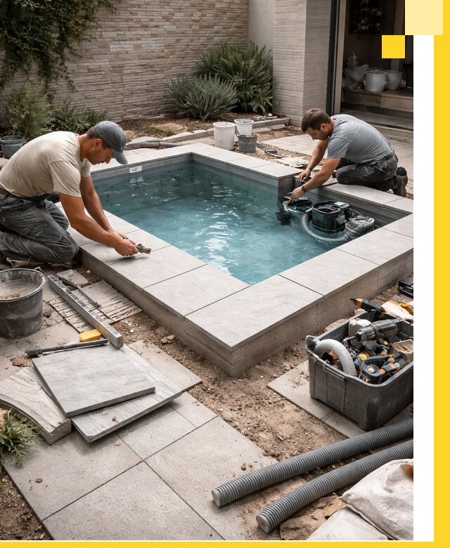 Мини бассейны под ключ в Барнауле, дизайн и установка