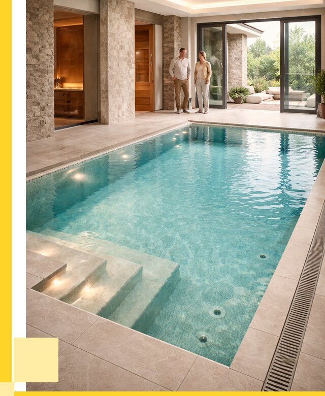 Бассейн во дворе в Барнауле: проект, отделка от 1213920 р. | ЭриданБрн