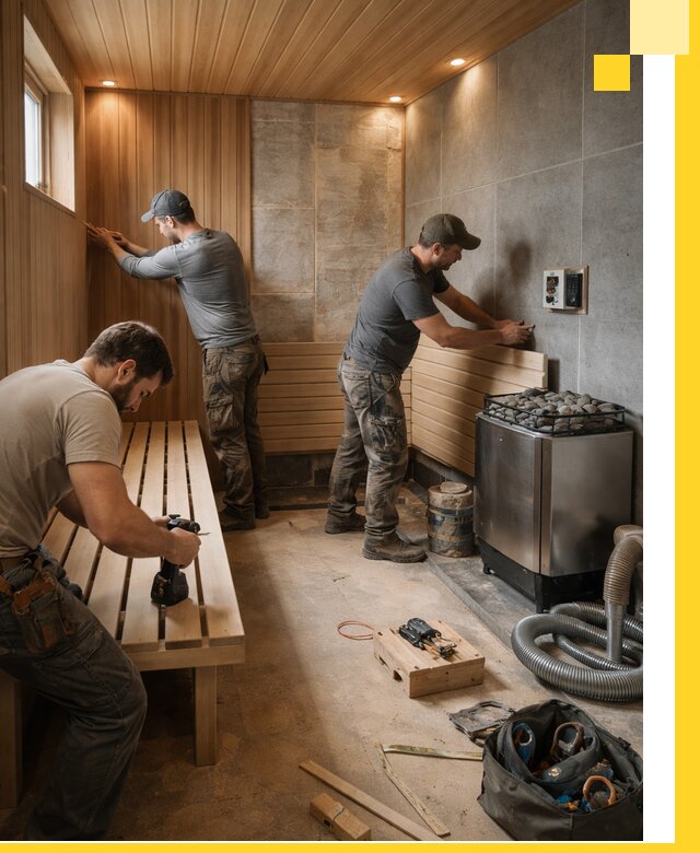 Сауны под ключ в Барнауле, проектирование, строительство, отделка