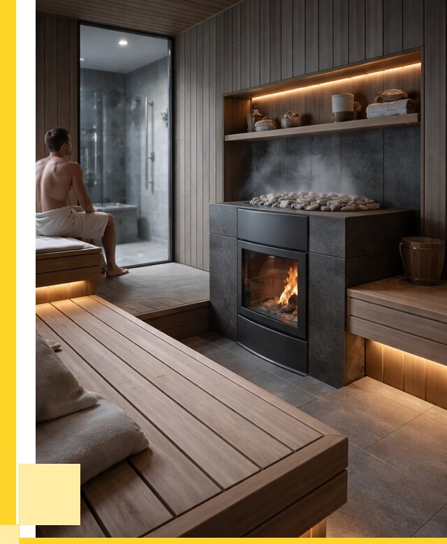 Проект сауны в частном доме в Барнауле от 35406 р. | ЭриданБрн