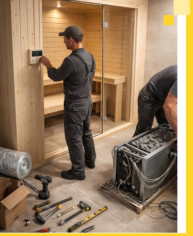 Поставка, установка и монтаж электрических саун в Барнауле