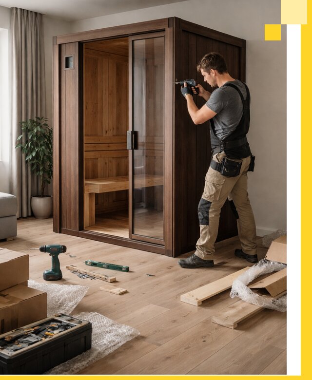 Установка и производство мини саун под ключ в Барнауле