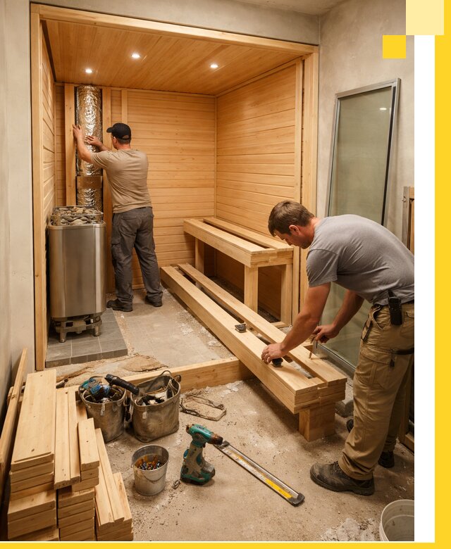 Проектирование и установка домашних саун под ключ в Барнауле