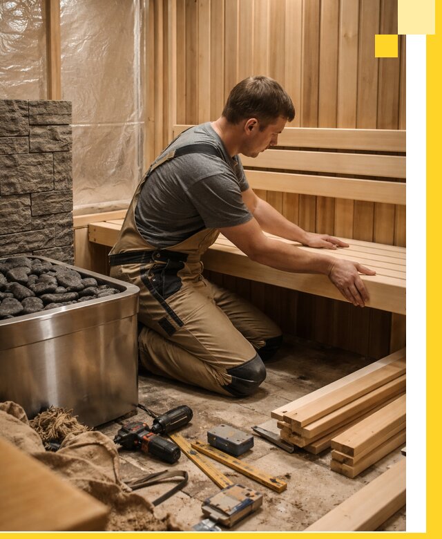 Сауны для дома под ключ с проектированием и монтажом в Барнауле