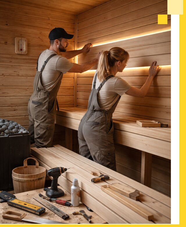 Дизайн саун и бань под ключ с индивидуальным проектом в Барнауле