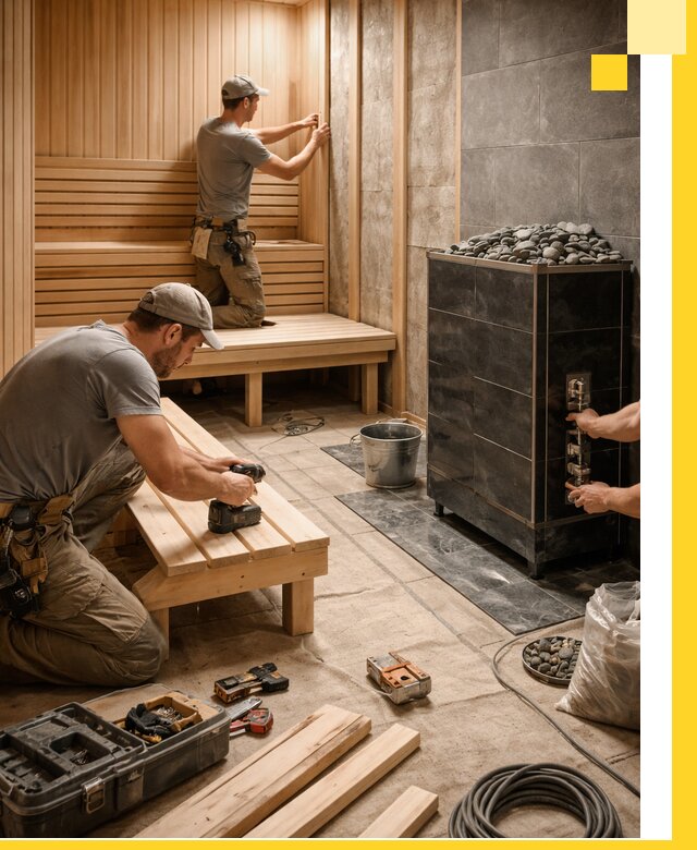 Дизайн и строительство интерьерных саун под ключ в Барнауле