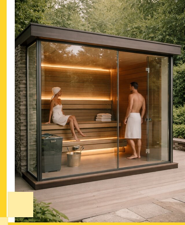 Сауна стеклянная и двери для сауны в Барнауле от 252900 р. | ЭриданБрн
