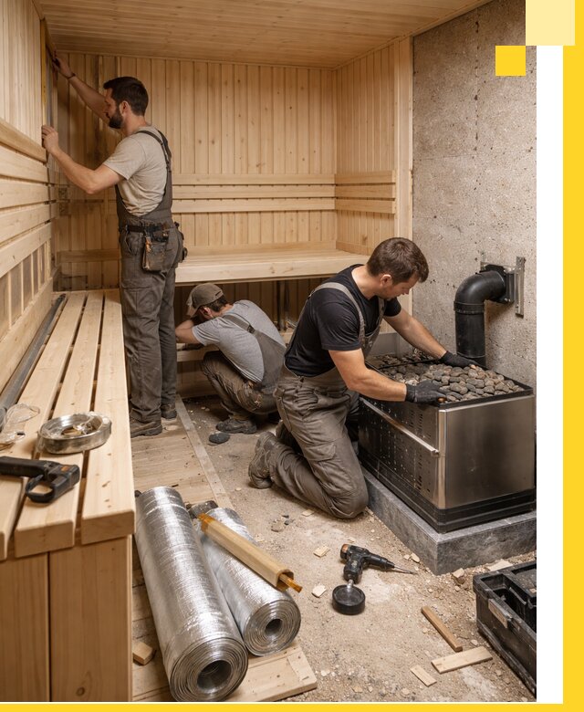 Индивидуальные сауны на заказ в Барнауле под ключ, проект и монтаж