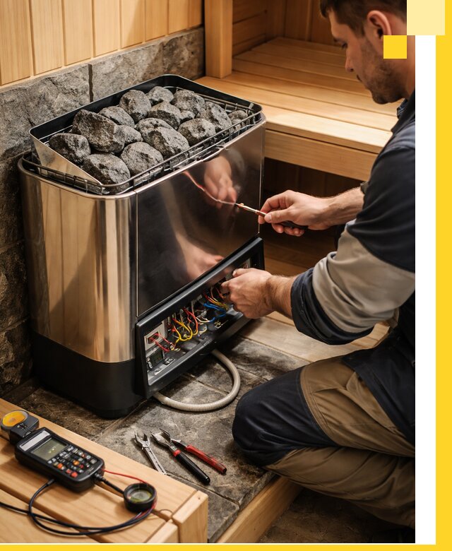 Продажа и установка электрокаменок для саун в Барнауле