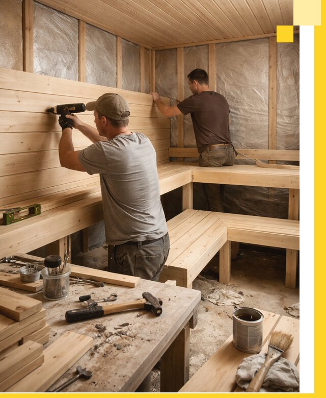 Профессиональная отделка бань и саун под ключ в Барнауле