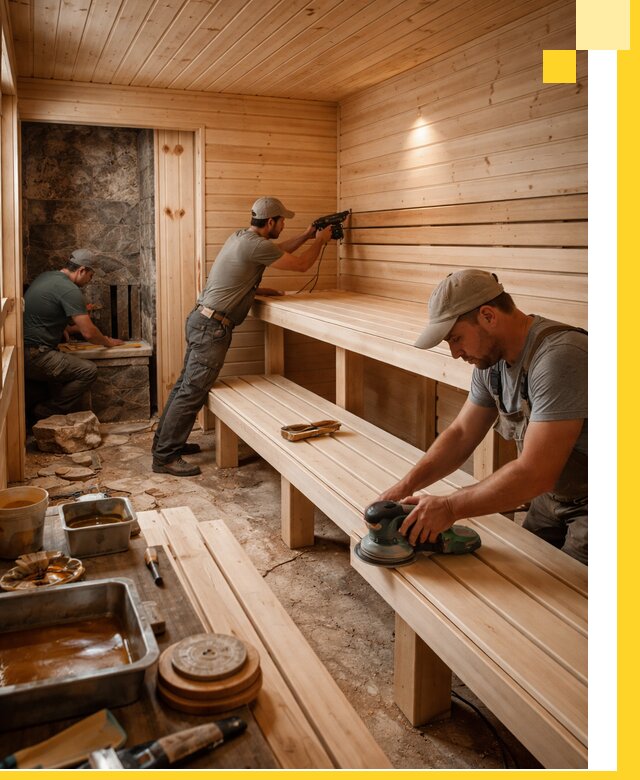 Профессиональная отделка бань в Барнауле под ключ, с гарантией