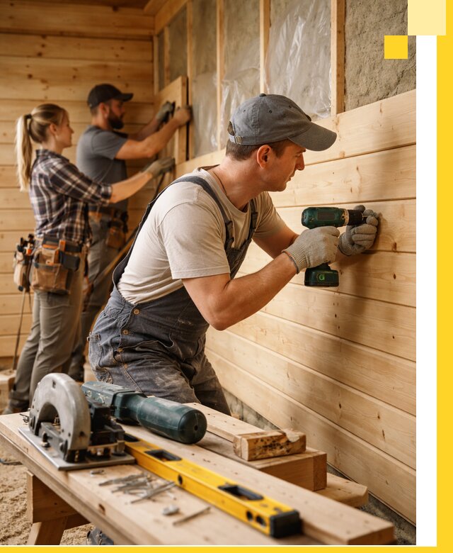 Обшивка бань под ключ в Барнауле: отделка стен и потолков